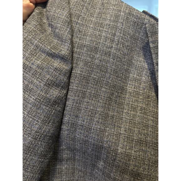 HUGO BOSS 38S Black Plaid "The James4" 100% Wool Hopsack Blazer $595 Sport Coat - Picture 4 of 16